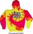 Mens Fitness Hoodie I Work Out Tie Dye Hoody