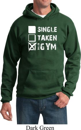 Mens Fitness Hoodie Single Taken At The Gym Hoody