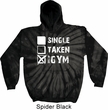 Mens Fitness Hoodie Single Taken At The Gym Tie Dye Hoody