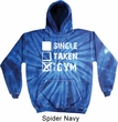 Mens Fitness Hoodie Single Taken At The Gym Tie Dye Hoody