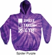 Mens Fitness Hoodie Single Taken At The Gym Tie Dye Hoody