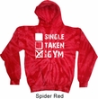 Mens Fitness Hoodie Single Taken At The Gym Tie Dye Hoody