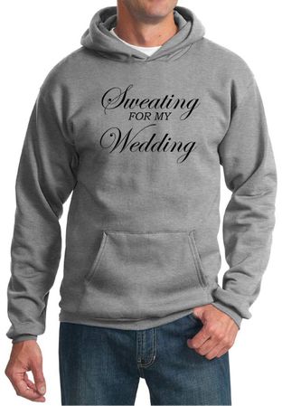Mens Fitness Hoodie Sweating For My Wedding Hoody