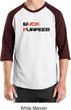 Mens Fitness Shirt Buck Furpees Raglan Tee T-Shirt