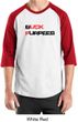 Mens Fitness Shirt Buck Furpees Raglan Tee T-Shirt
