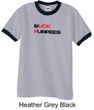 Mens Fitness Shirt Buck Furpees Ringer Tee T-Shirt