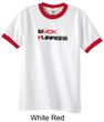 Mens Fitness Shirt Buck Furpees Ringer Tee T-Shirt