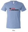 Mens Fitness Shirt Buck Furpees Tri Blend V-neck Tee T-Shirt