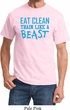 Mens Fitness Shirt Eat Clean Train Like a Beast Tee T-Shirt