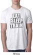 Mens Fitness Shirt Eat Sleep Train Burnout Tee T-Shirt
