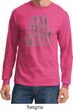 Mens Fitness Shirt Eat Sleep Train Long Sleeve Tee