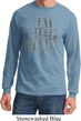 Mens Fitness Shirt Eat Sleep Train Long Sleeve Tee