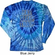 Mens Fitness Shirt Eat Sleep Train Long Sleeve Tie Dye Tee T-shirt