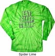 Mens Fitness Shirt Eat Sleep Train Long Sleeve Tie Dye Tee T-shirt