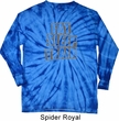 Mens Fitness Shirt Eat Sleep Train Long Sleeve Tie Dye Tee T-shirt