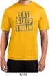 Mens Fitness Shirt Eat Sleep Train Moisture Wicking Tee