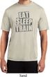 Mens Fitness Shirt Eat Sleep Train Moisture Wicking Tee