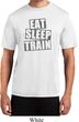 Mens Fitness Shirt Eat Sleep Train Moisture Wicking Tee