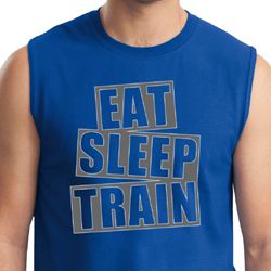 Mens Fitness Shirt Eat Sleep Train Muscle Tee T-Shirt Mens Fitness Shirt Eat Sleep Train Muscle Tee T-Shirt
