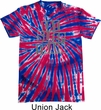 Mens Fitness Shirt Eat Sleep Train Patriotic Tie Dye Tee T-shirt