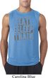 Mens Fitness Shirt Eat Sleep Train Sleeveless Tee T-Shirt