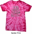 Mens Fitness Shirt Eat Sleep Train Spider Tie Dye Tee T-shirt