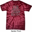 Mens Fitness Shirt Eat Sleep Train Spider Tie Dye Tee T-shirt