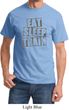 Mens Fitness Shirt Eat Sleep Train Tee T-Shirt