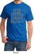 Mens Fitness Shirt Eat Sleep Train Tee T-Shirt