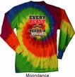Mens Fitness Shirt Every Beast Long Sleeve Tie Dye Tee T-shirt