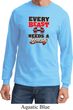 Mens Fitness Shirt Every Beast Needs A Beauty Long Sleeve Tee T-Shirt