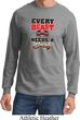Mens Fitness Shirt Every Beast Needs A Beauty Long Sleeve Tee T-Shirt