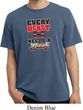 Mens Fitness Shirt Every Beast Needs A Beauty Pigment Dyed Tee T-Shirt