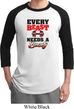 Mens Fitness Shirt Every Beast Needs A Beauty Raglan Tee T-Shirt