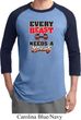 Mens Fitness Shirt Every Beast Needs A Beauty Raglan Tee T-Shirt