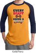 Mens Fitness Shirt Every Beast Needs A Beauty Raglan Tee T-Shirt
