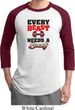 Mens Fitness Shirt Every Beast Needs A Beauty Raglan Tee T-Shirt