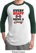 Mens Fitness Shirt Every Beast Needs A Beauty Raglan Tee T-Shirt