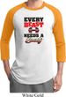 Mens Fitness Shirt Every Beast Needs A Beauty Raglan Tee T-Shirt