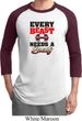 Mens Fitness Shirt Every Beast Needs A Beauty Raglan Tee T-Shirt