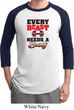 Mens Fitness Shirt Every Beast Needs A Beauty Raglan Tee T-Shirt