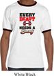 Mens Fitness Shirt Every Beast Needs A Beauty Ringer Tee T-Shirt