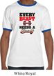 Mens Fitness Shirt Every Beast Needs A Beauty Ringer Tee T-Shirt