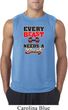 Mens Fitness Shirt Every Beast Needs A Beauty Sleeveless Tee T-Shirt
