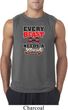 Mens Fitness Shirt Every Beast Needs A Beauty Sleeveless Tee T-Shirt