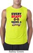Mens Fitness Shirt Every Beast Needs A Beauty Sleeveless Tee T-Shirt
