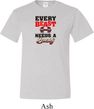 Mens Fitness Shirt Every Beast Needs A Beauty Tall Tee T-Shirt