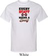 Mens Fitness Shirt Every Beast Needs A Beauty Tall Tee T-Shirt