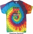 Mens Fitness Shirt Every Beast Needs A Beauty Tie Dye Tee T-shirt