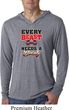 Mens Fitness Shirt Every Beast Lightweight Hoodie Tee T-Shirt